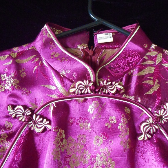 Vintage Oriental Design Dress - Picture 3 of 4